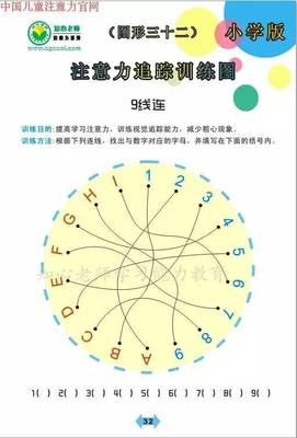 儿童注意力怎么训练好